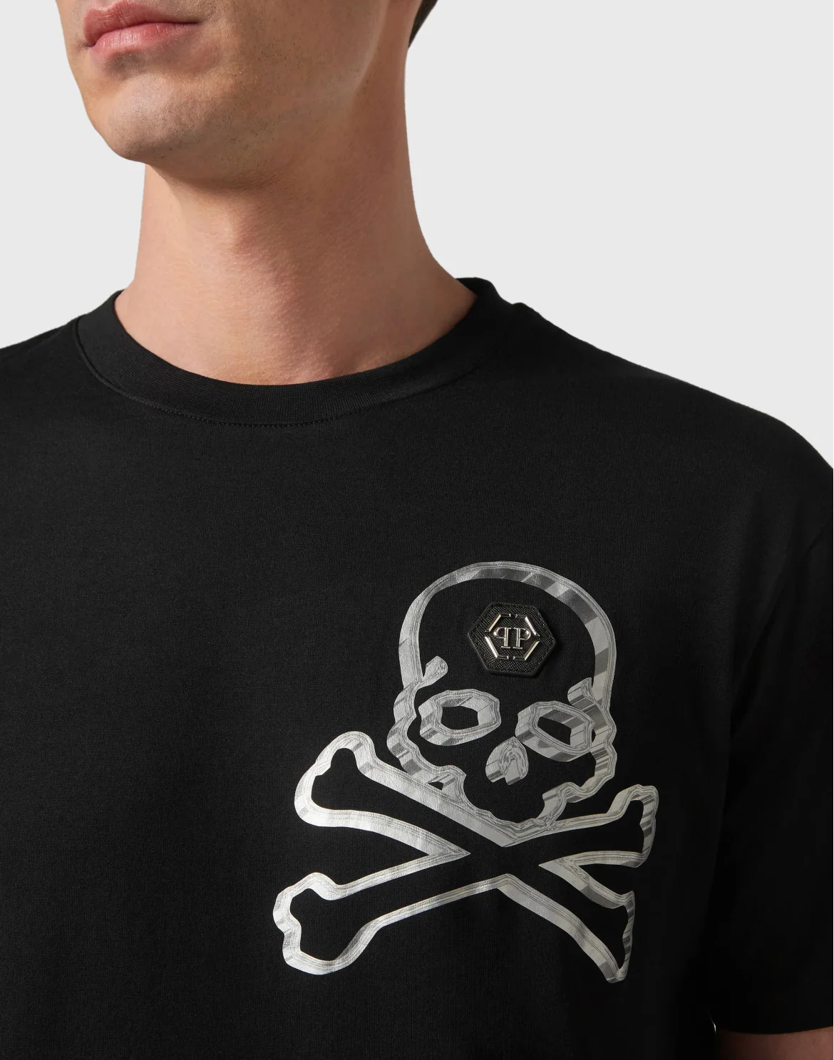 T-shirt Round Neck SS Skull&Bones, цвет: Черный