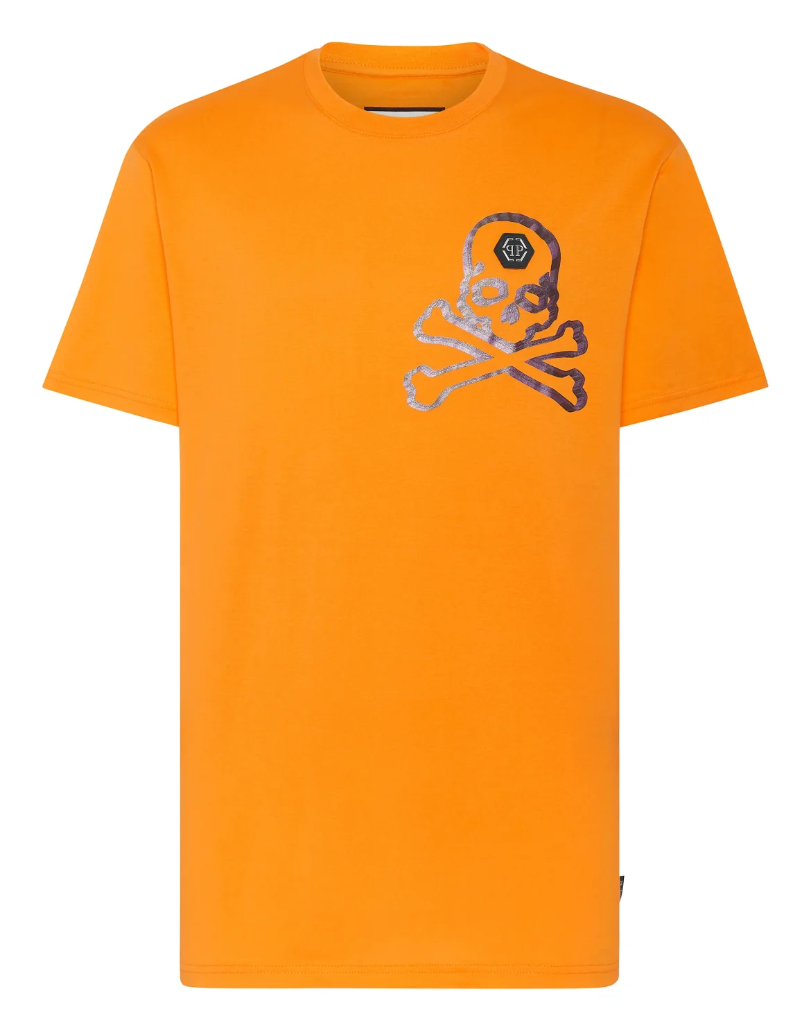 T-shirt Round Neck SS Skull&Bones, цвет: Оранжевый