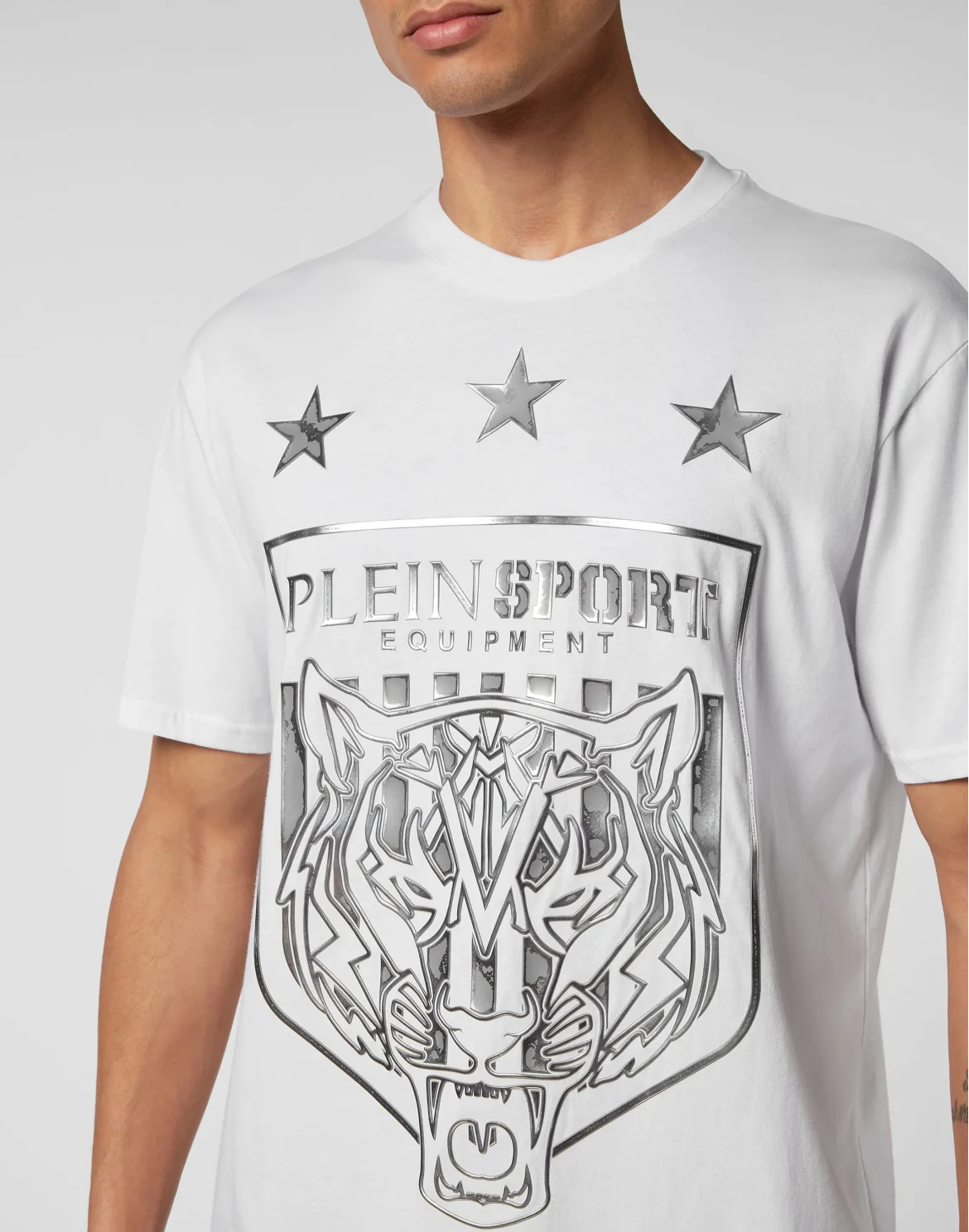 T-shirt Round Neck SS Tiger Crest Edition, цвет: Белый