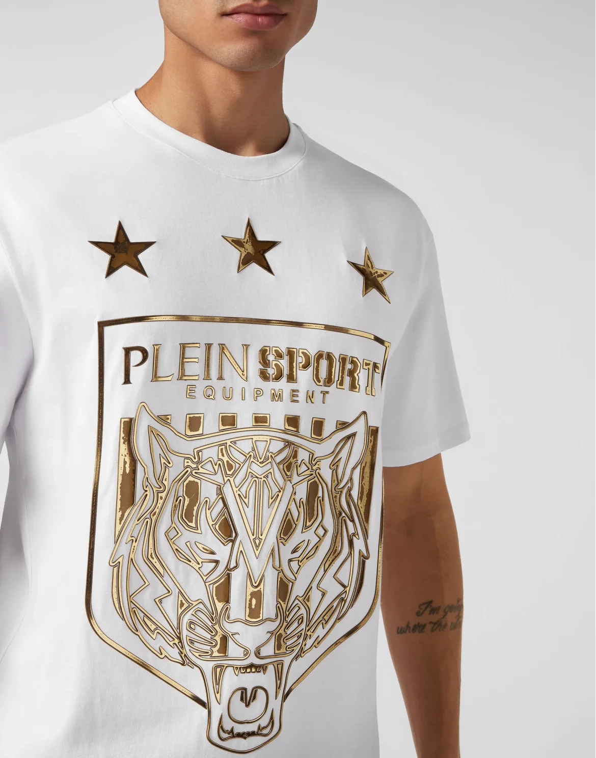 T-shirt Round Neck SS Tiger Crest Edition, цвет: Белый