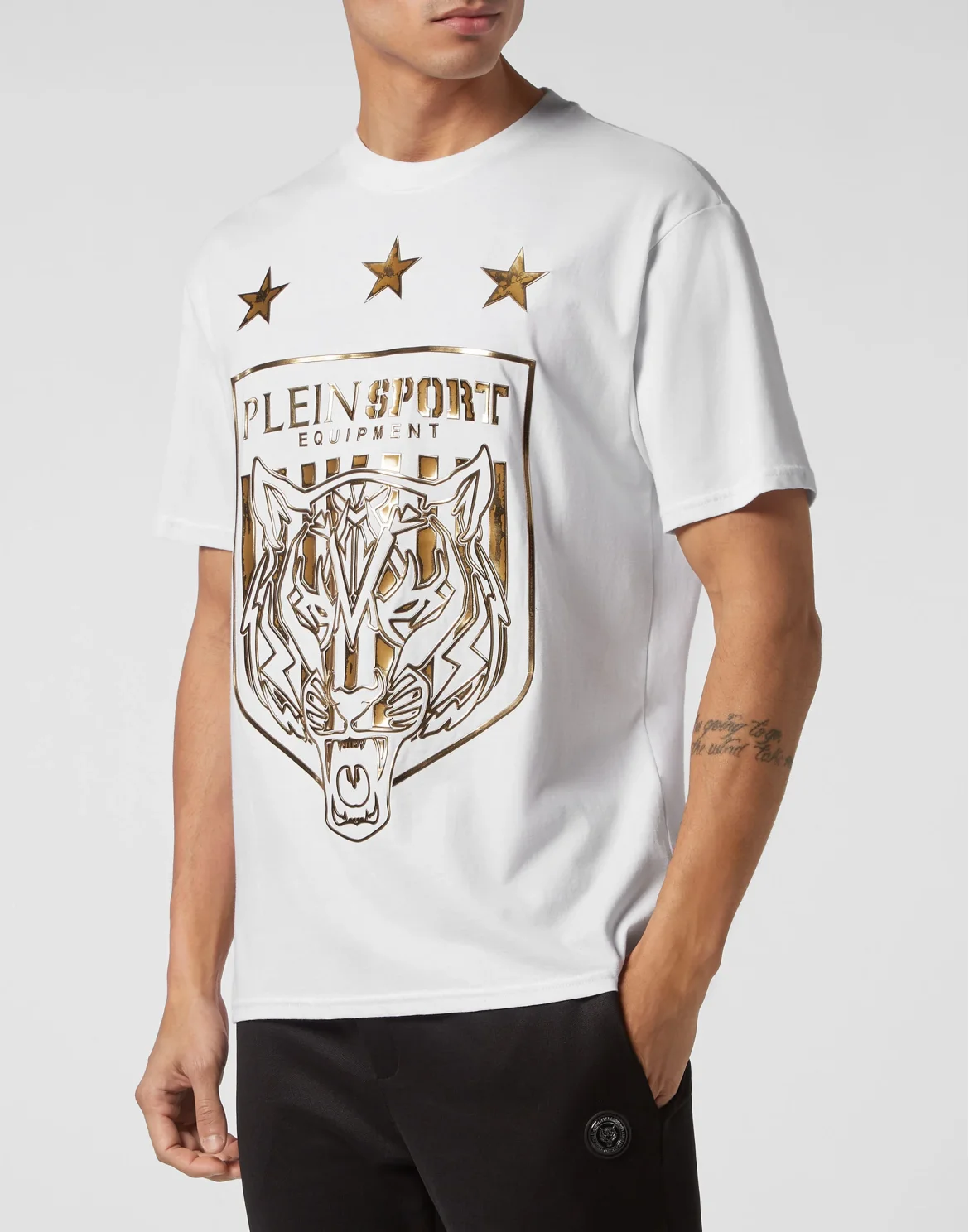T-shirt Round Neck SS Tiger Crest Edition, цвет: Белый