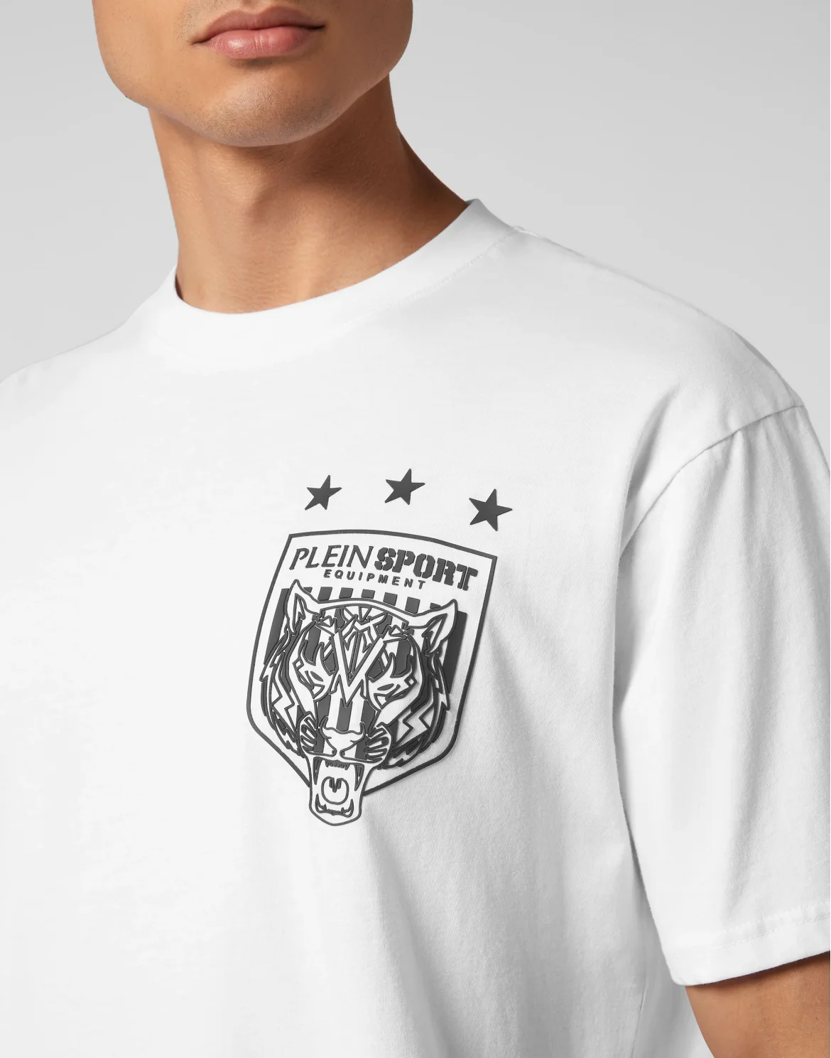 T-shirt Round Neck SS Tiger Crest Edition, цвет: Белый