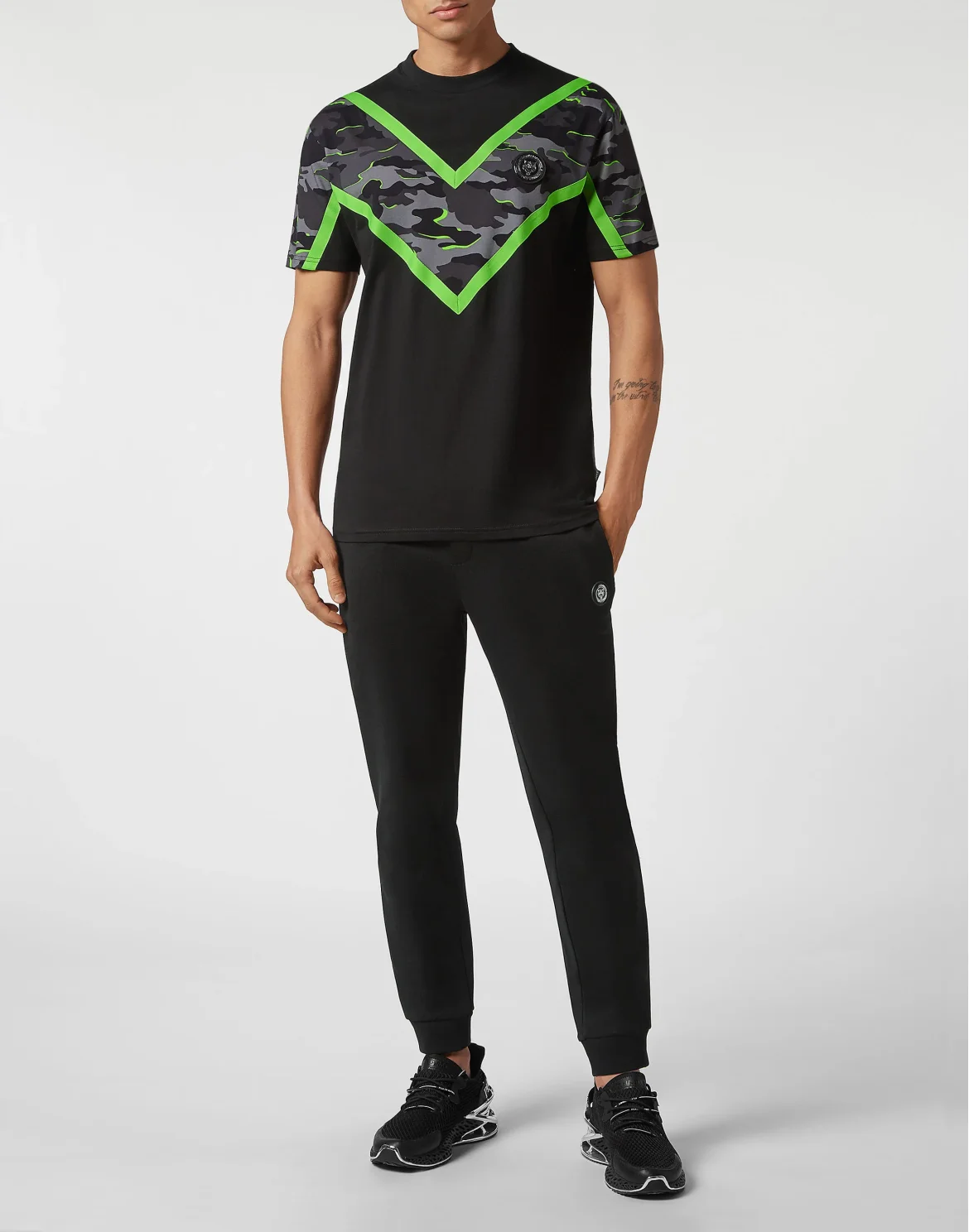 T-shirt Round Neck SS Neon Amazon Edition (Camouflage), цвет: Зеленый