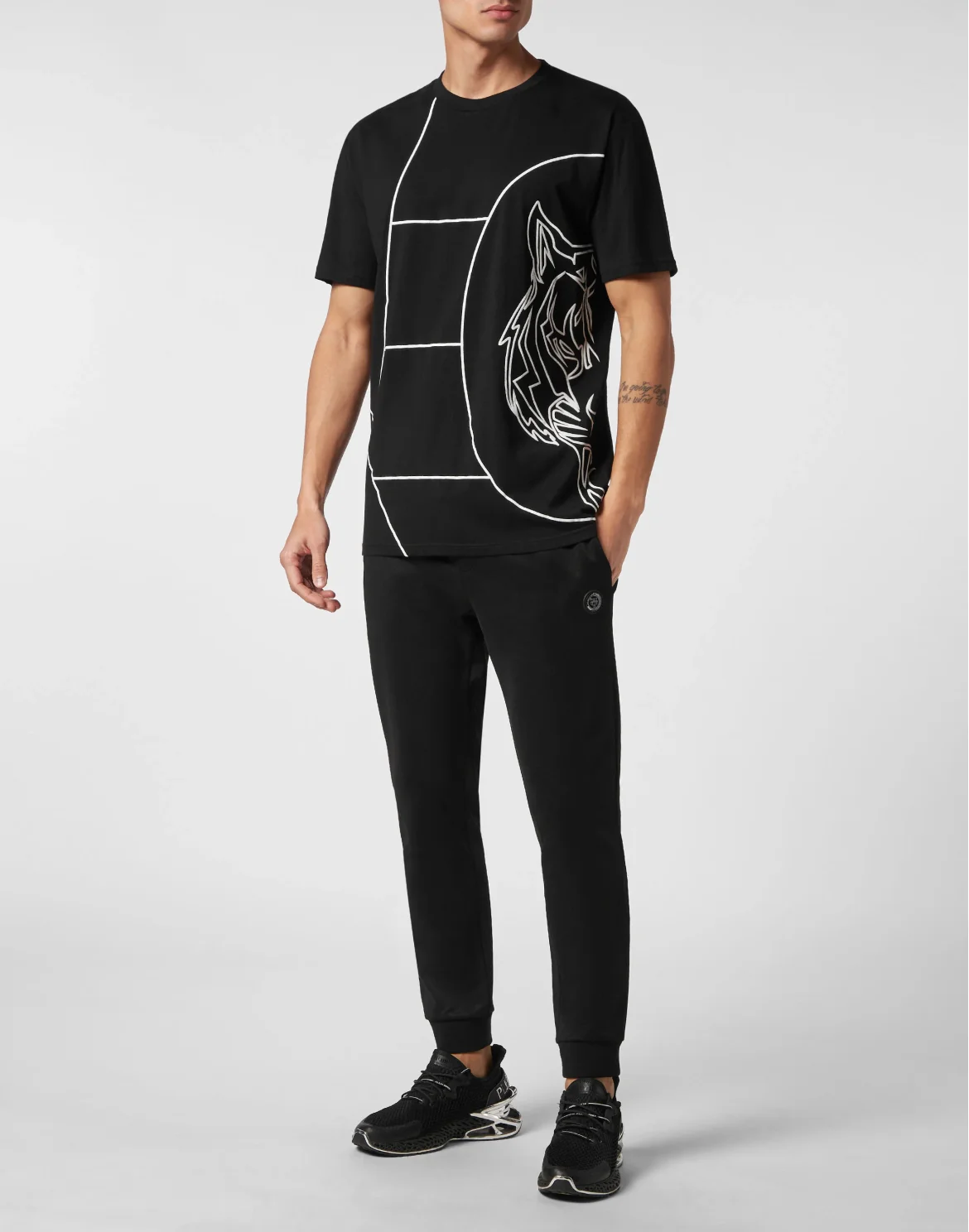 T-shirt Round Neck SS Tiger Court Edition, цвет: Черный