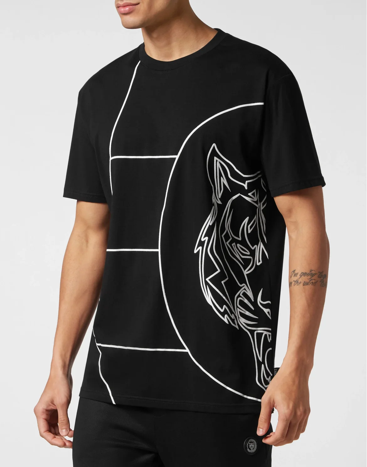 T-shirt Round Neck SS Tiger Court Edition, цвет: Черный