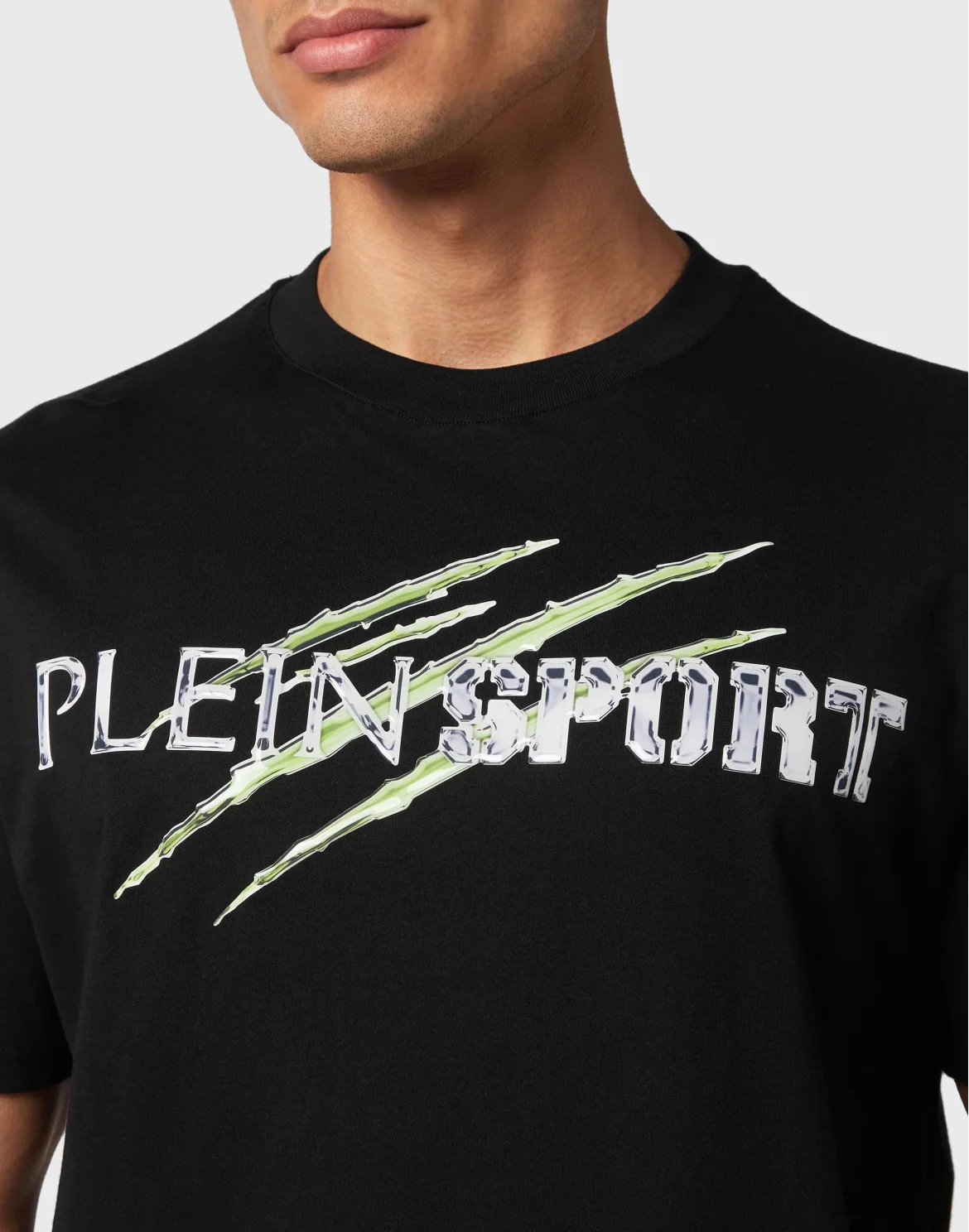 T-shirt Round Neck SS Chrome Scratch Edition, цвет: Зеленый