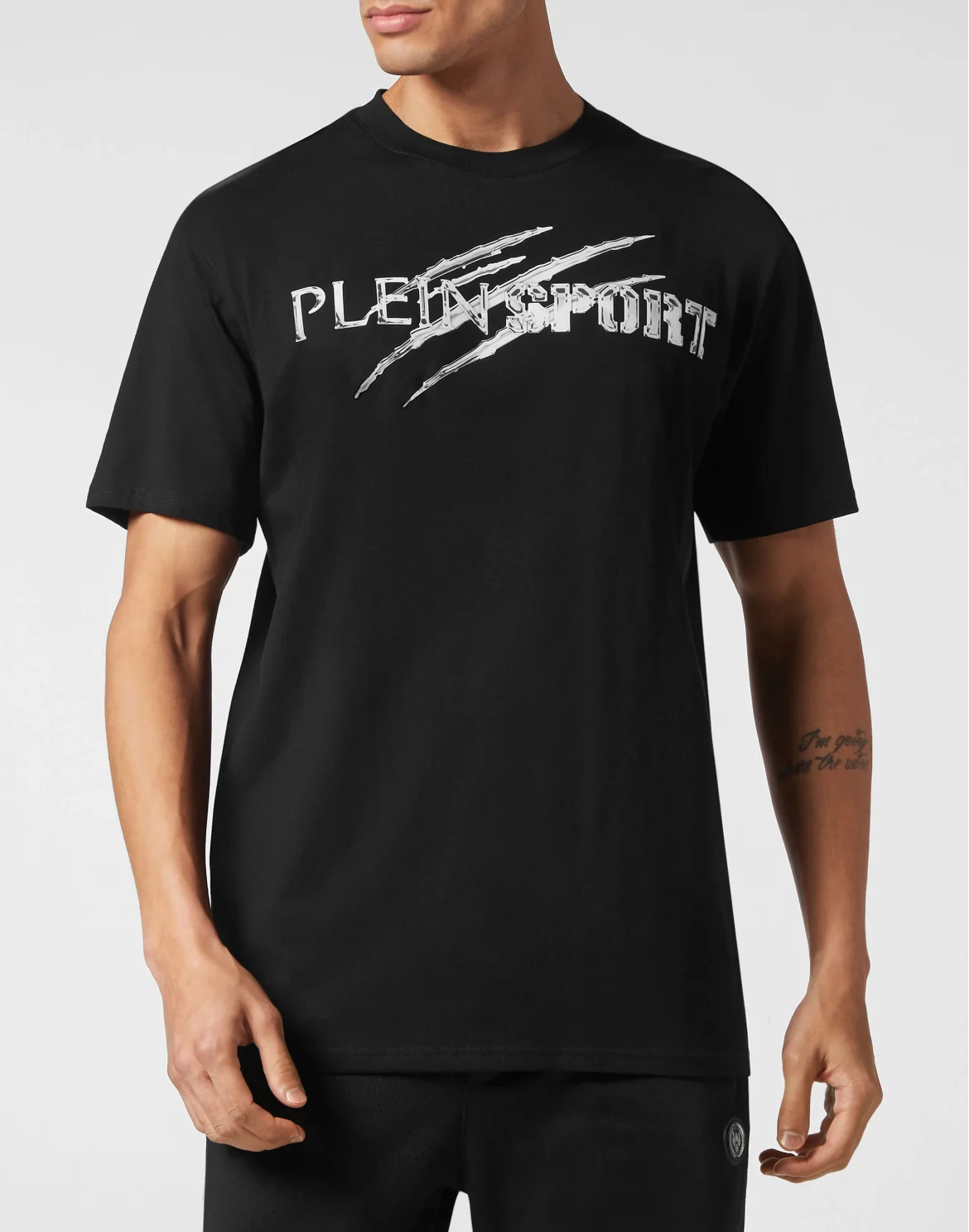T-shirt Round Neck SS Chrome Scratch Edition, цвет: Черный