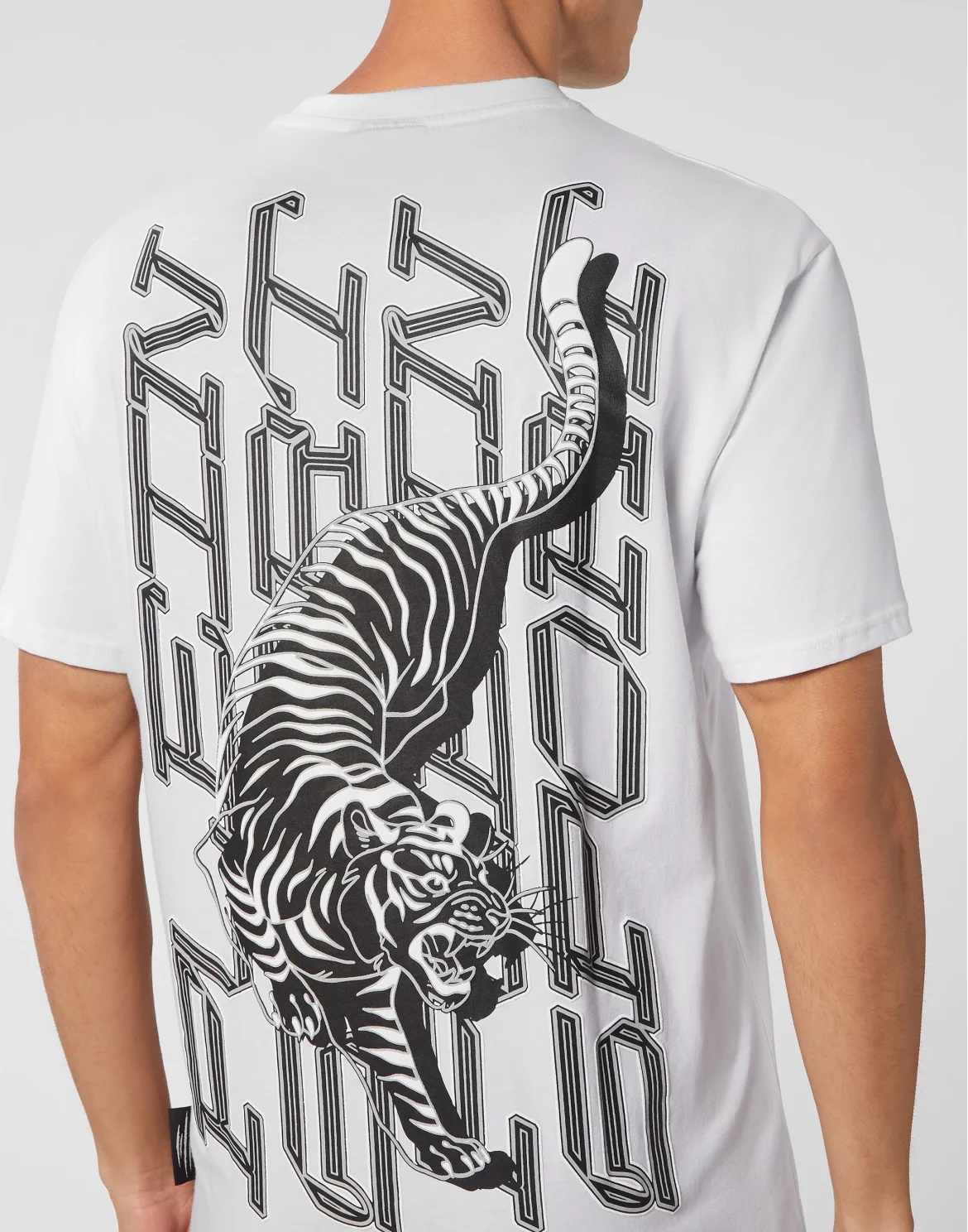 T-shirt Round Neck SS Tiger, цвет: Белый