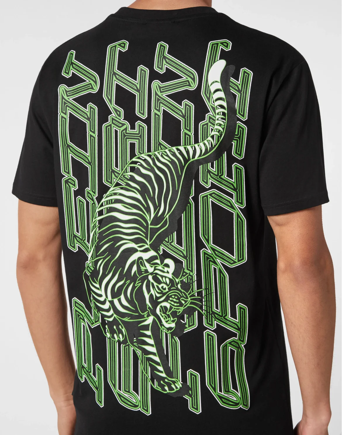 T-shirt Round Neck SS Tiger, цвет: Зеленый