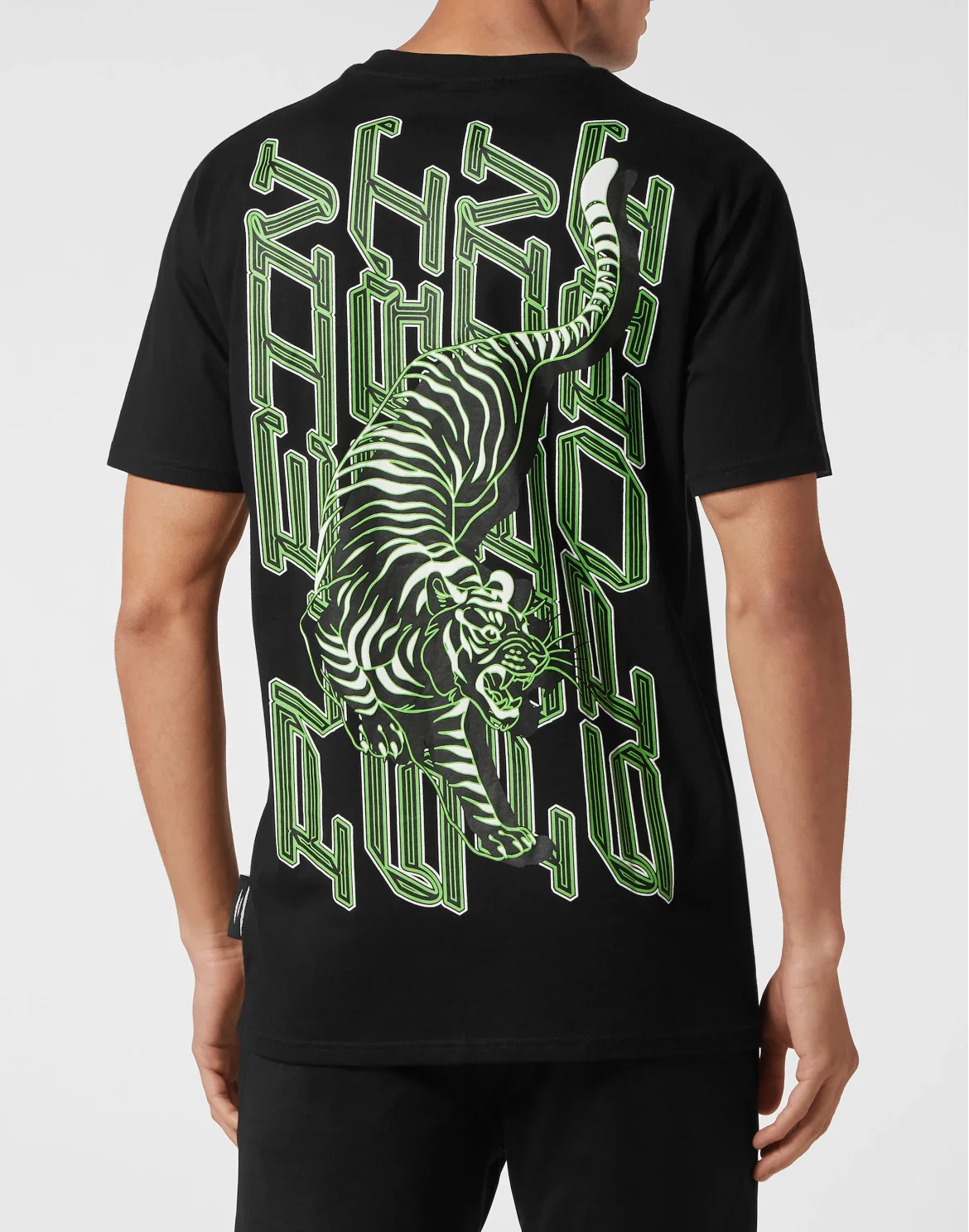 T-shirt Round Neck SS Tiger, цвет: Зеленый