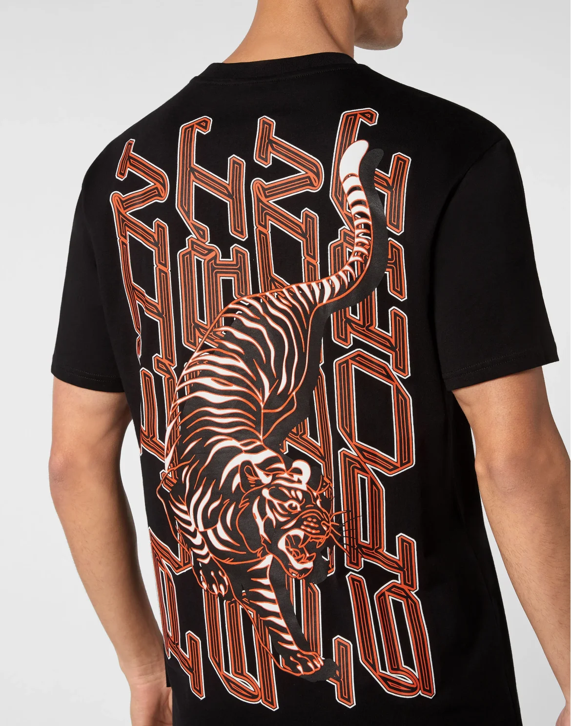T-shirt Round Neck SS Tiger, цвет: Черный