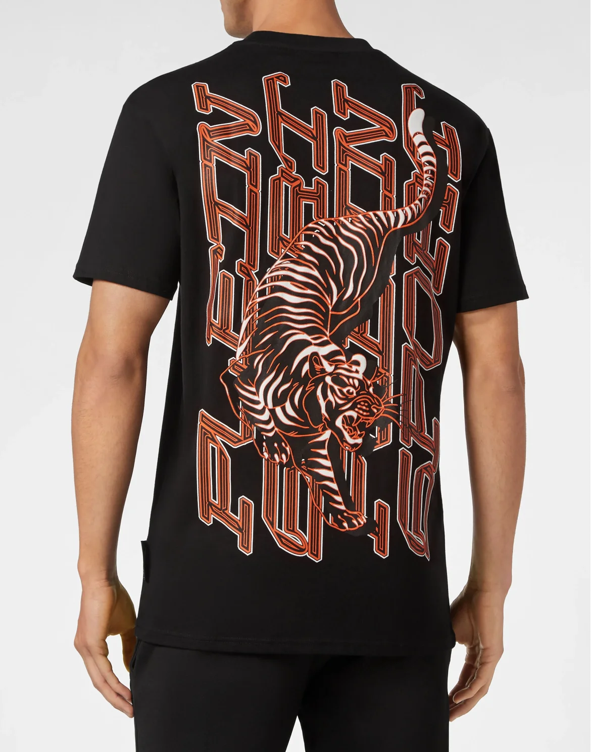 T-shirt Round Neck SS Tiger, цвет: Черный