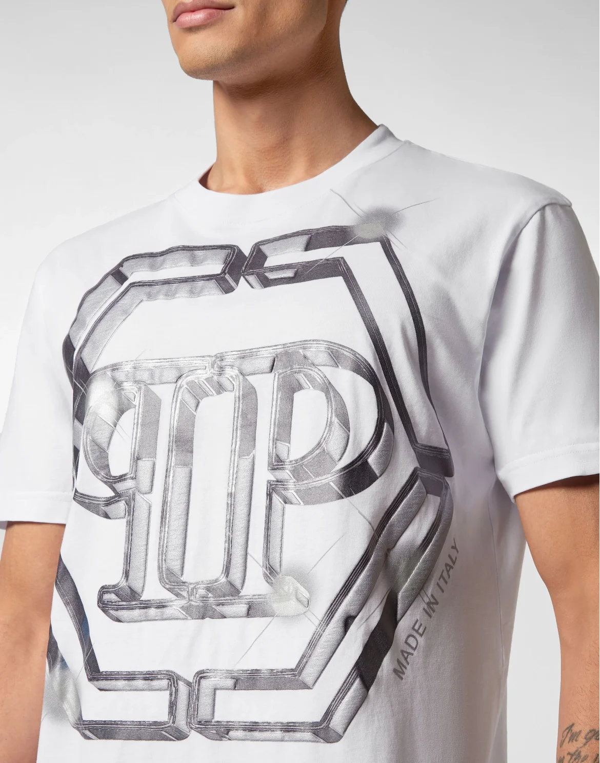 T-shirt Round Neck SS PP Glass, цвет: Белый