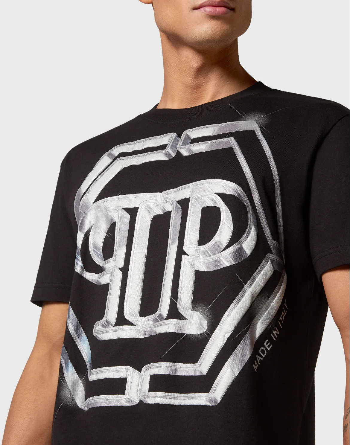 T-shirt Round Neck SS PP Glass, цвет: Черный