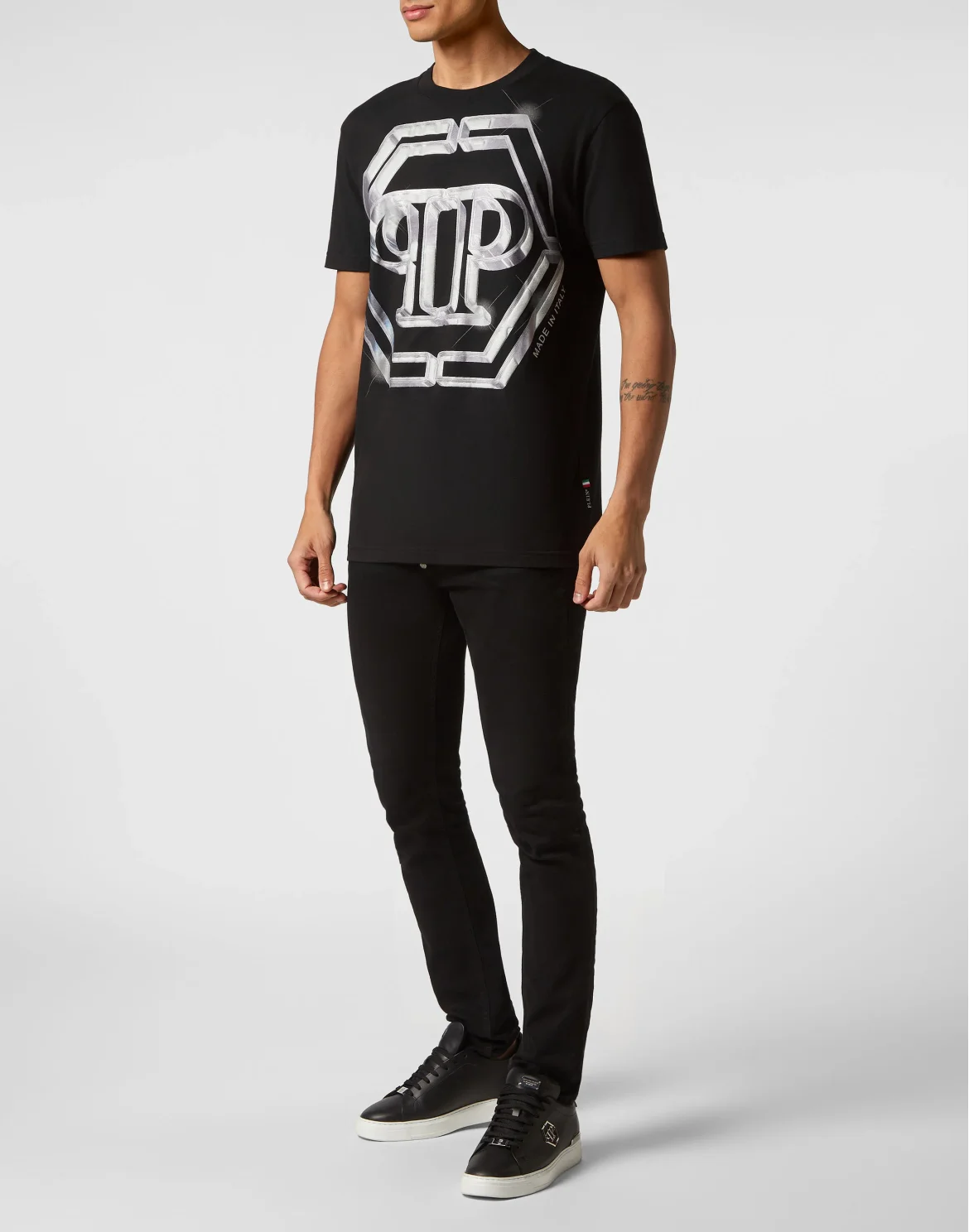 T-shirt Round Neck SS PP Glass, цвет: Черный