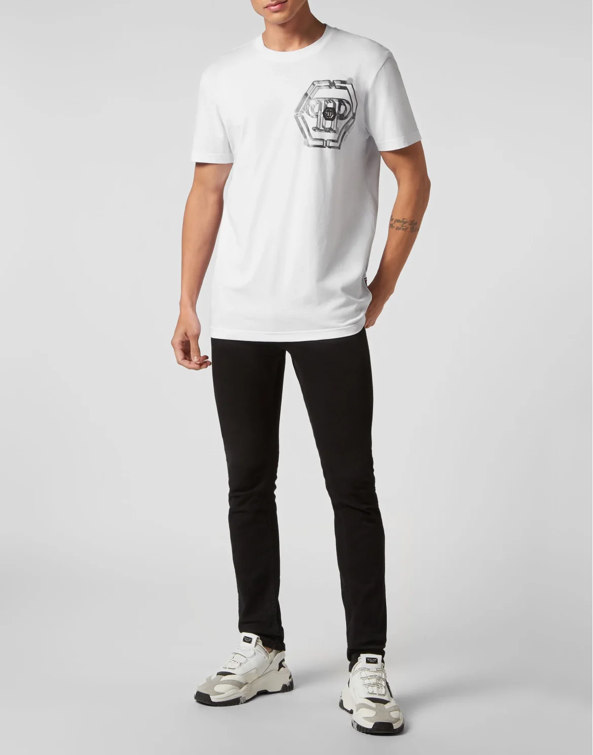 T-shirt Round Neck SS PP Glass, цвет: Белый