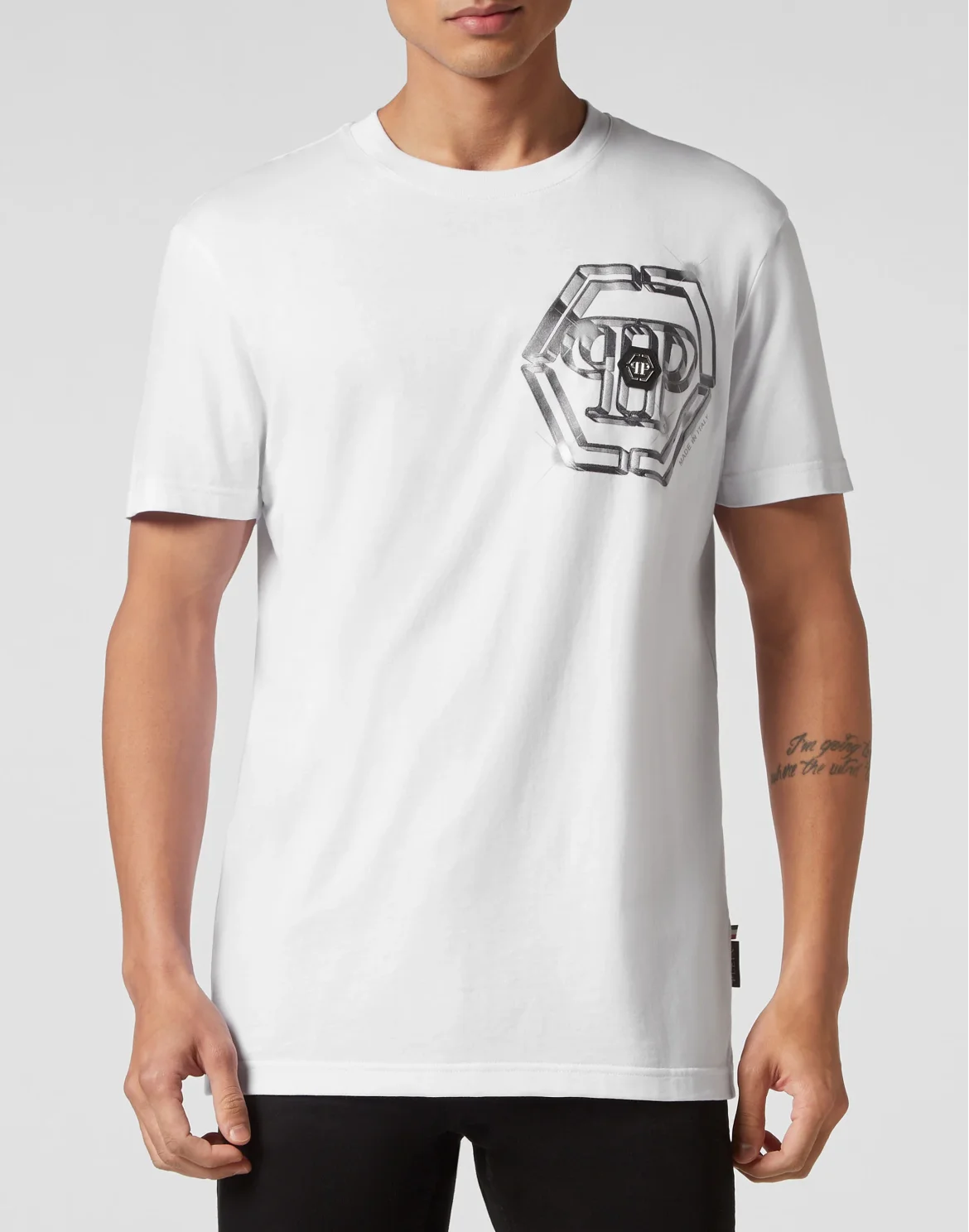T-shirt Round Neck SS PP Glass, цвет: Белый