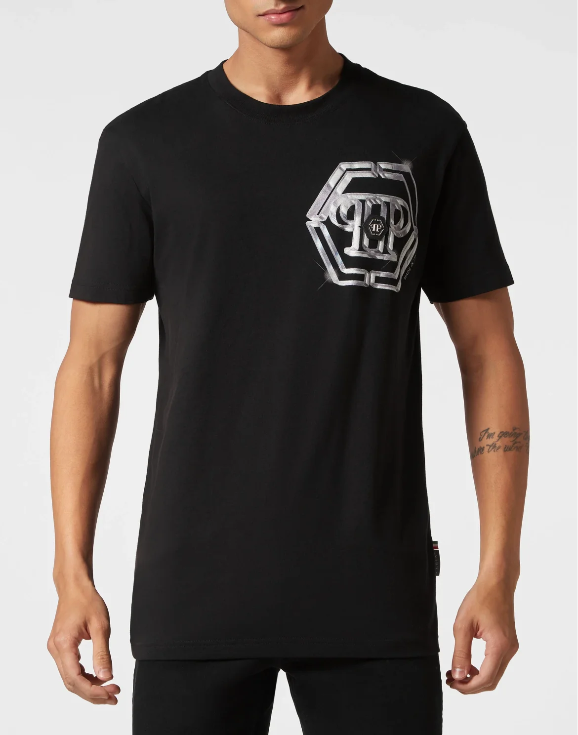 T-shirt Round Neck SS PP Glass, цвет: Черный