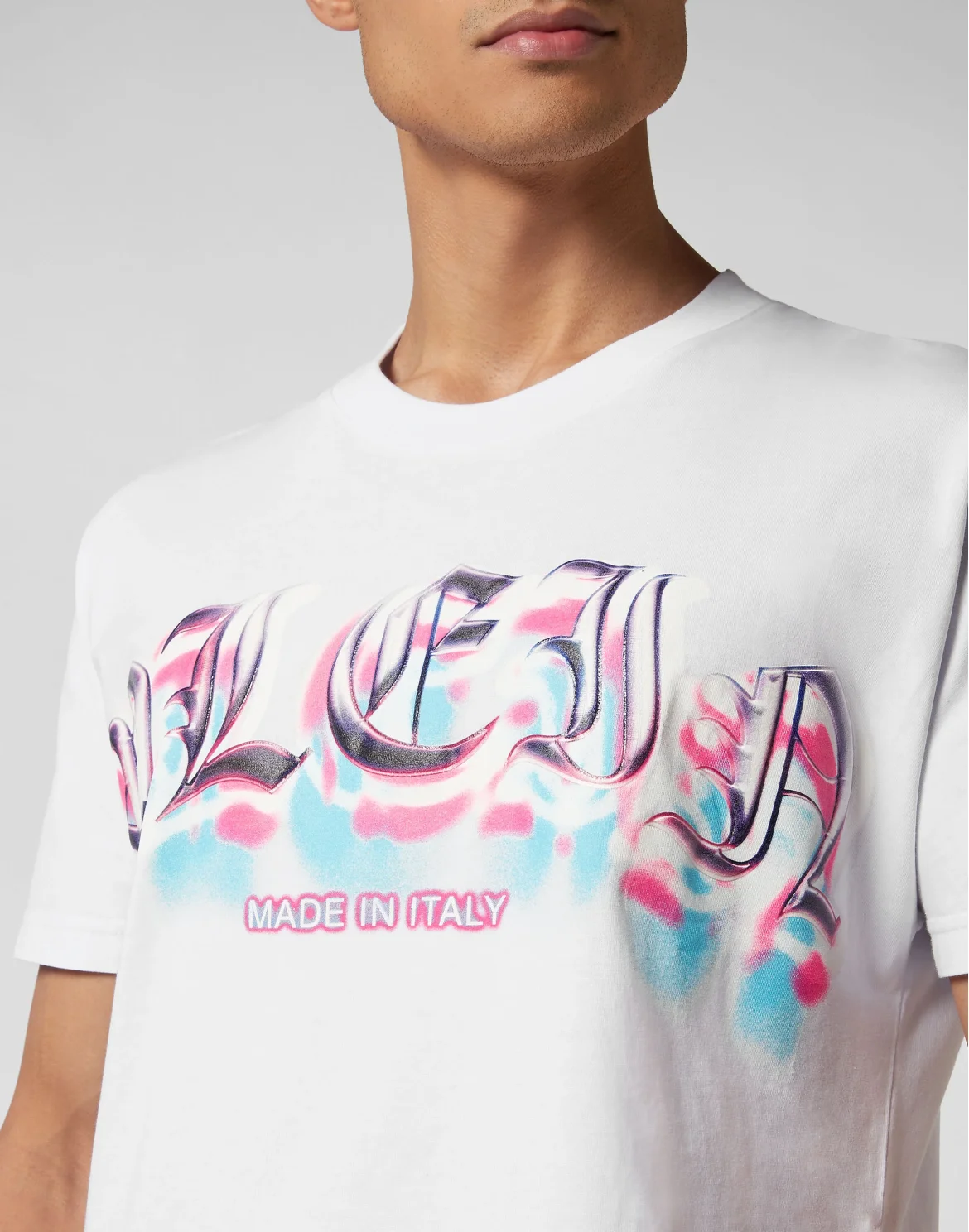 T-shirt Round Neck SS Gothic Plein, цвет: Белый