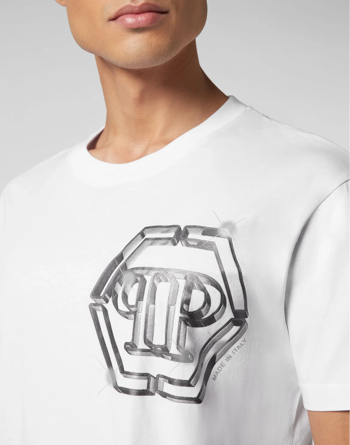 T-shirt Round Neck SS PP Glass, цвет: Белый