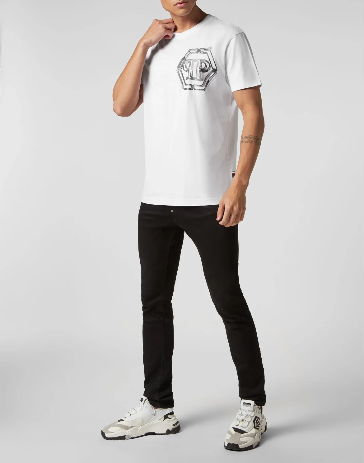 T-shirt Round Neck SS PP Glass, цвет: Белый