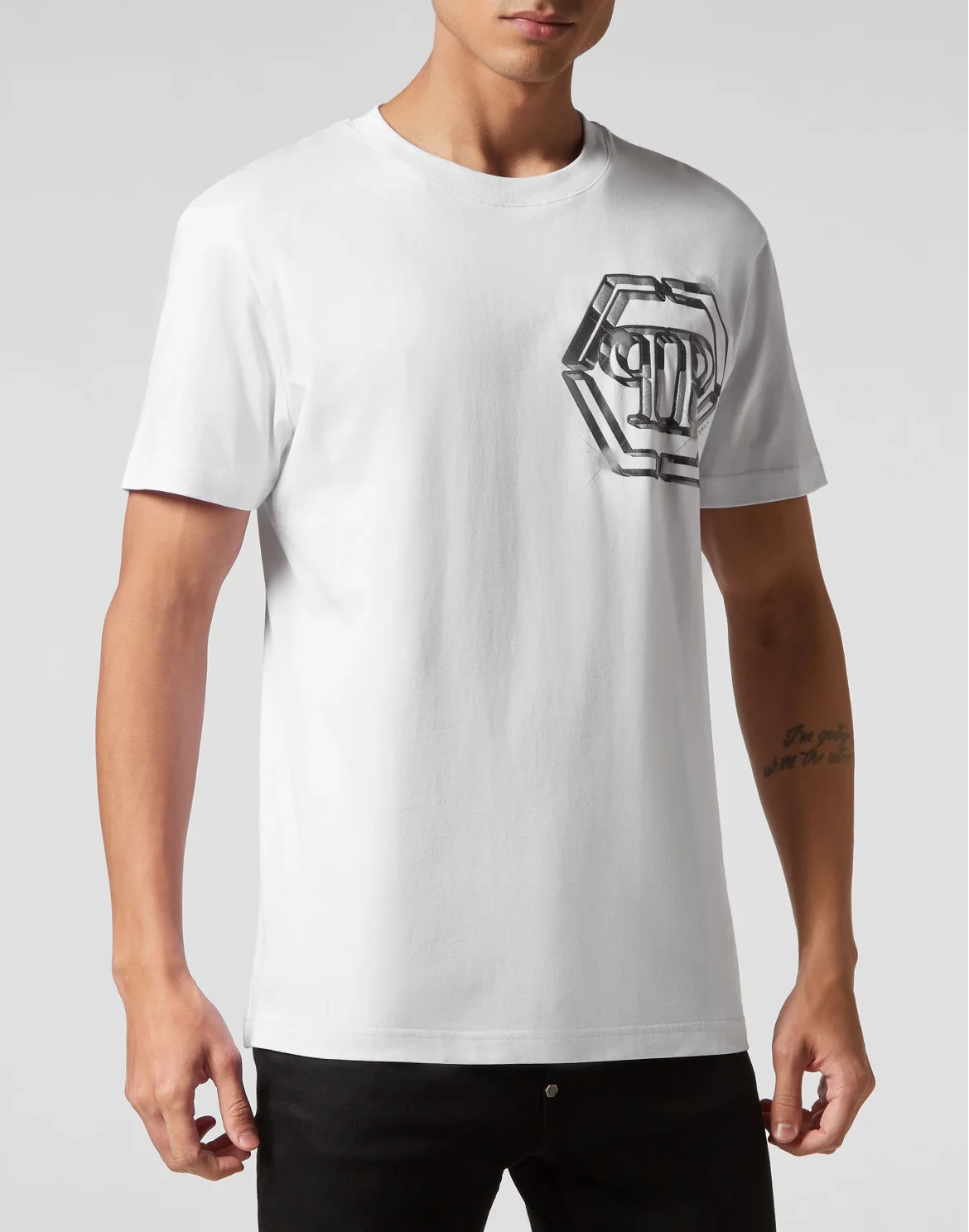 T-shirt Round Neck SS PP Glass, цвет: Белый