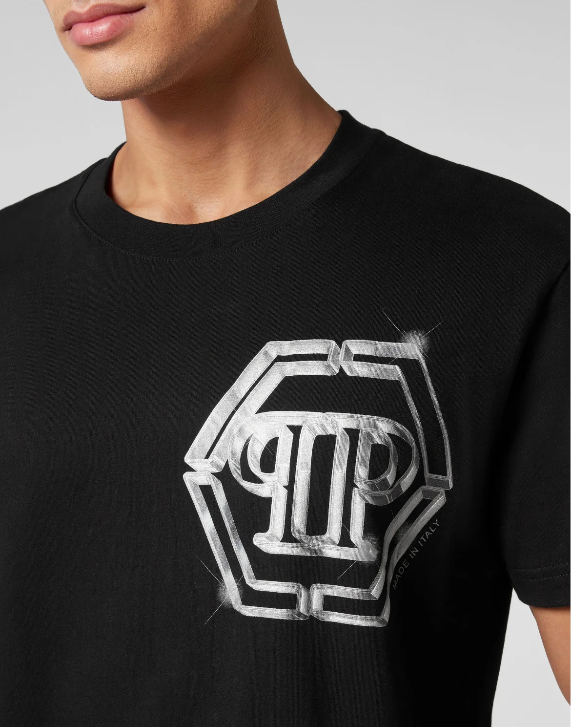 T-shirt Round Neck SS PP Glass, цвет: Черный