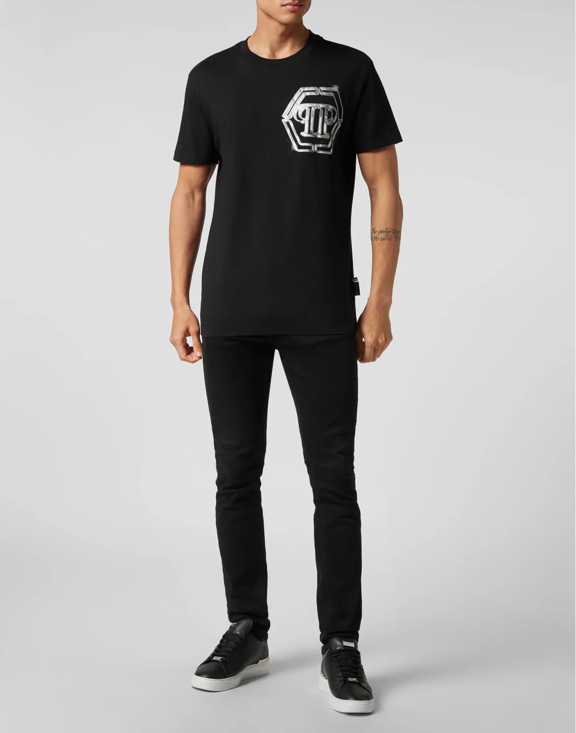 T-shirt Round Neck SS PP Glass, цвет: Черный