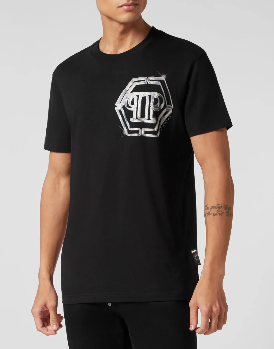 T-shirt Round Neck SS PP Glass, цвет: Черный