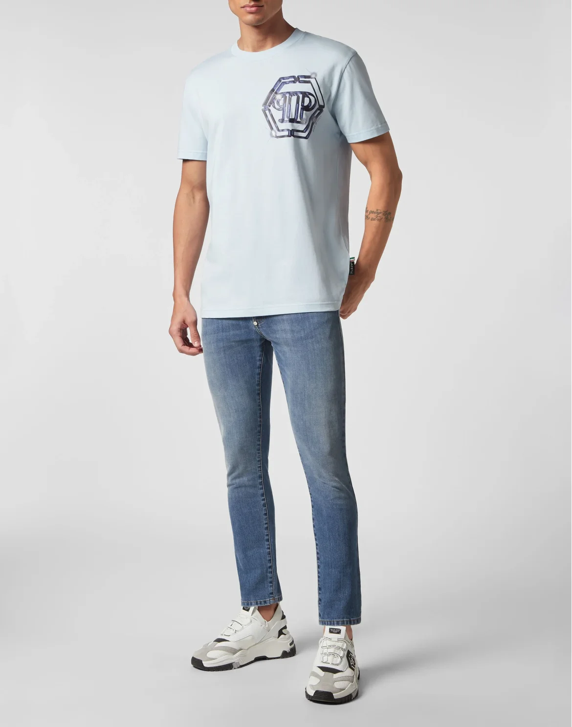 T-shirt Round Neck SS PP Glass, цвет: Голубой
