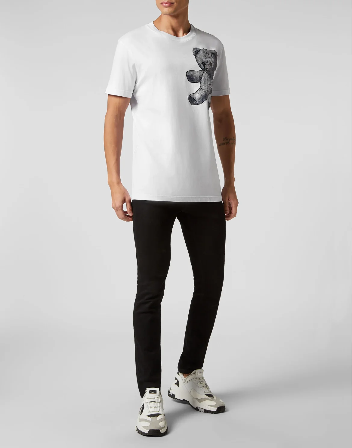 T-shirt Round Neck SS Paisley Teddy Bear, цвет: Белый