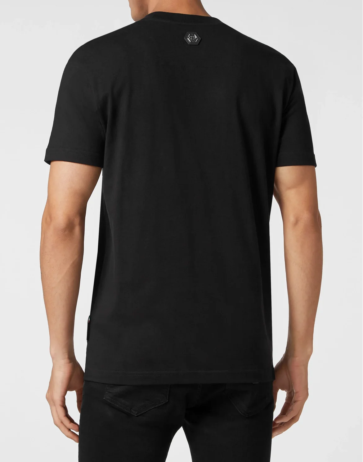 T-shirt Round Neck SS Paisley Teddy Bear, цвет: Черный