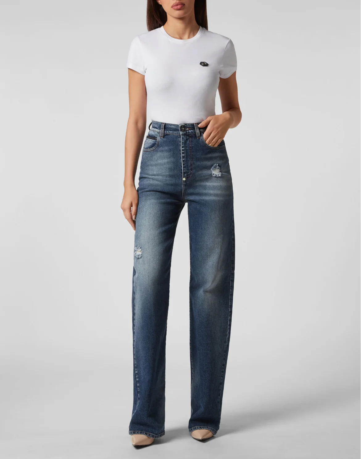 Denim Trousers Palace Fit, цвет: Синий