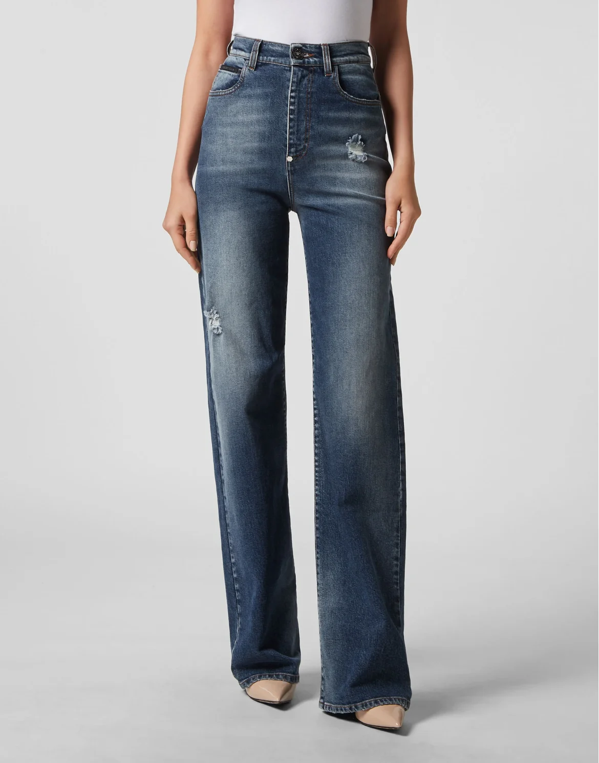 Denim Trousers Palace Fit, цвет: Синий
