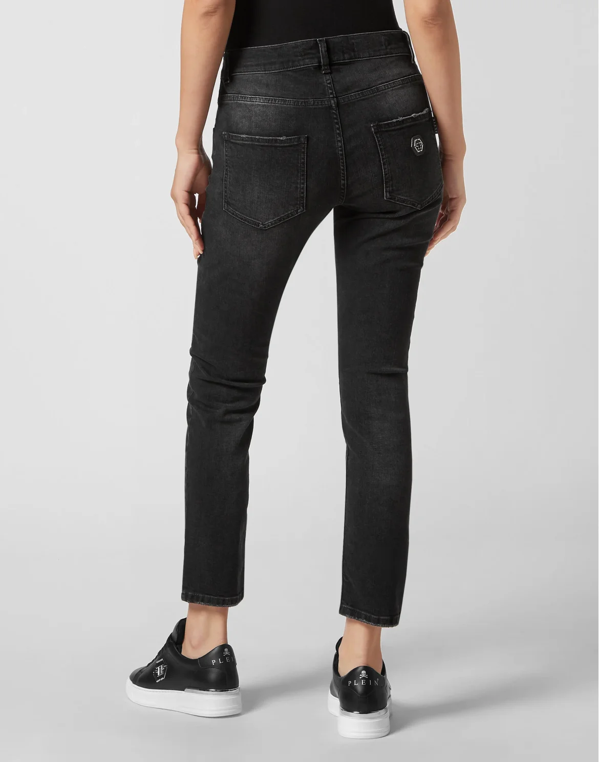 Denim Trousers Ex Boyfriend Fit, цвет: Черный