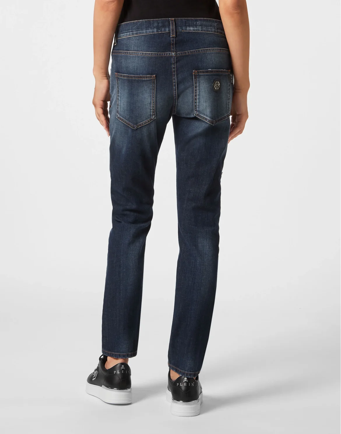 Denim Trousers Ex Boyfriend Fit, цвет: Синий