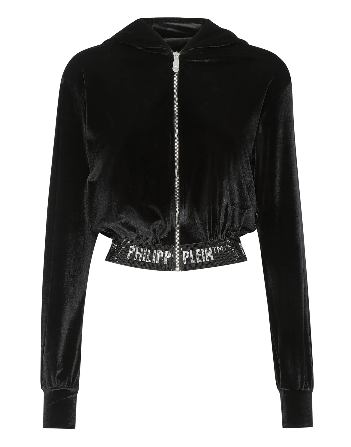 Hoodie Sweatjacket Crystal, цвет: Черный