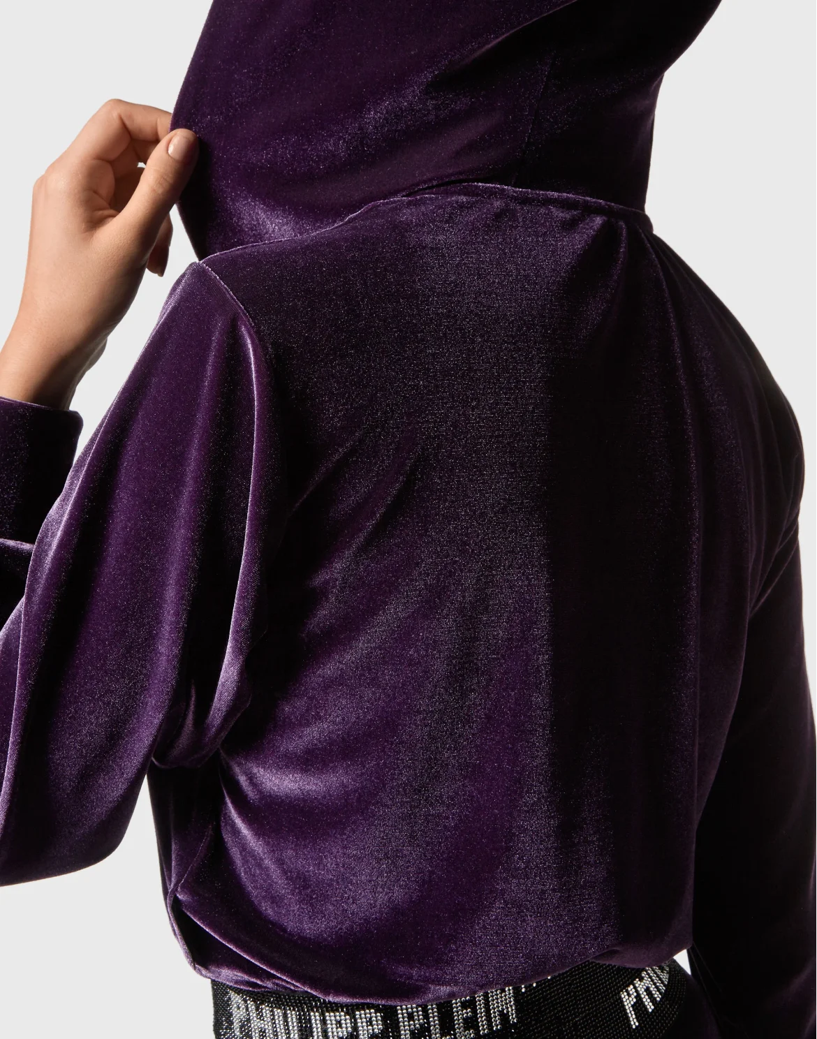 Hoodie Sweatjacket Crystal, цвет: Фиолетовый