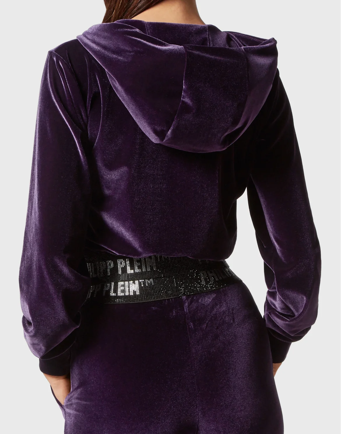 Hoodie Sweatjacket Crystal, цвет: Фиолетовый
