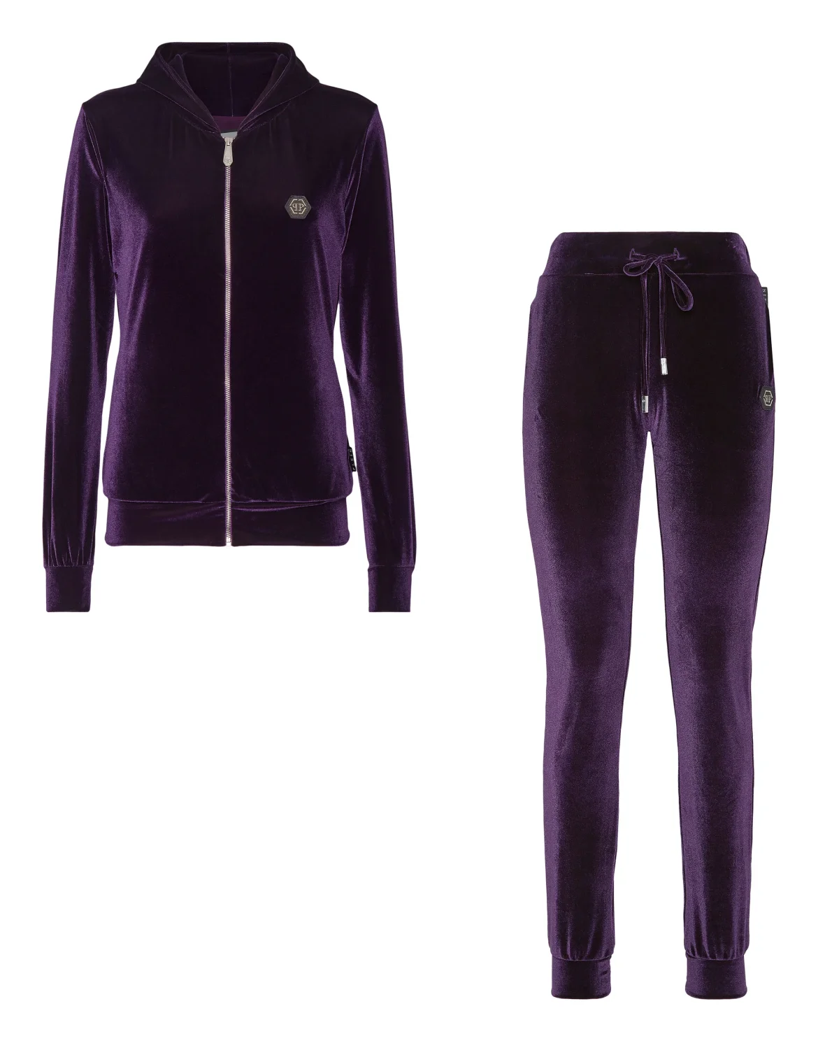 Jogging Tracksuit: Hoodie/Trousers Paisley Skull, цвет: Фиолетовый