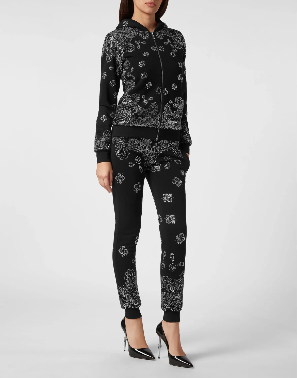 Jogging Tracksuit: Hoodie/Trousers, цвет: Черный