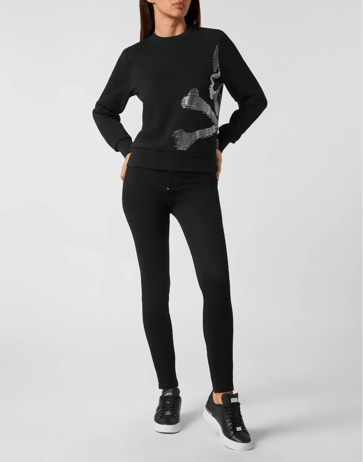 Sweatshirt LS Skull&Bones, цвет: Черный