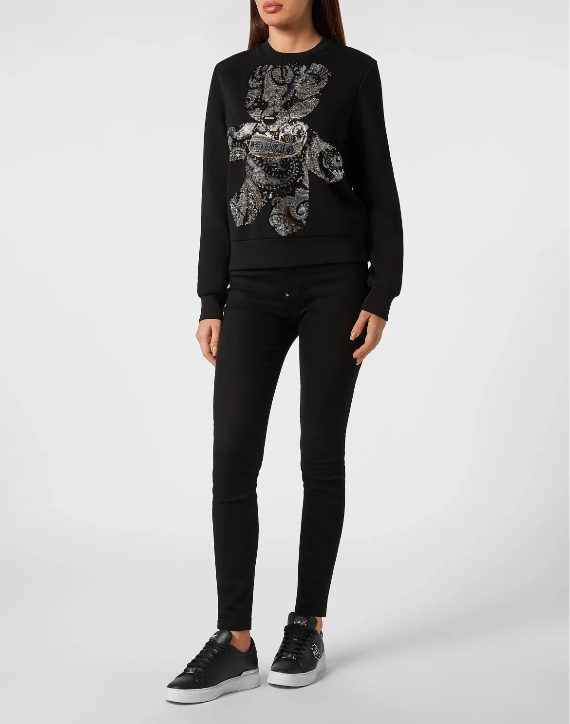 Sweatshirt Paisley Teddy Bear, цвет: Черный