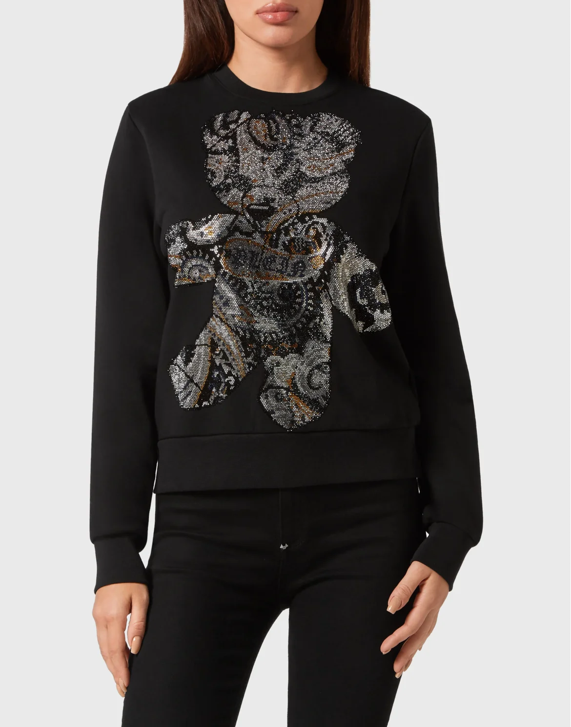 Sweatshirt Paisley Teddy Bear, цвет: Черный