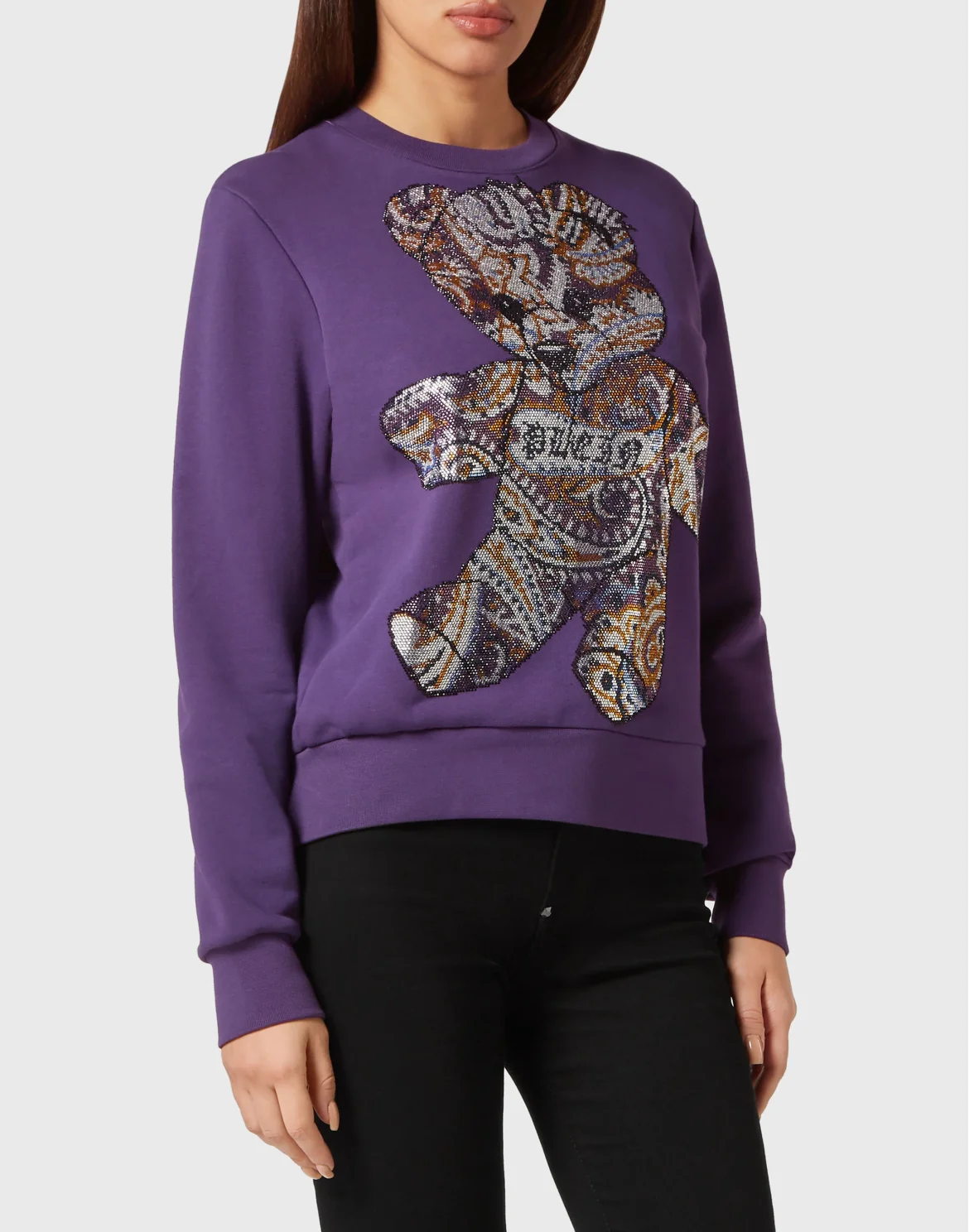 Sweatshirt Paisley Teddy Bear, цвет: Фиолетовый