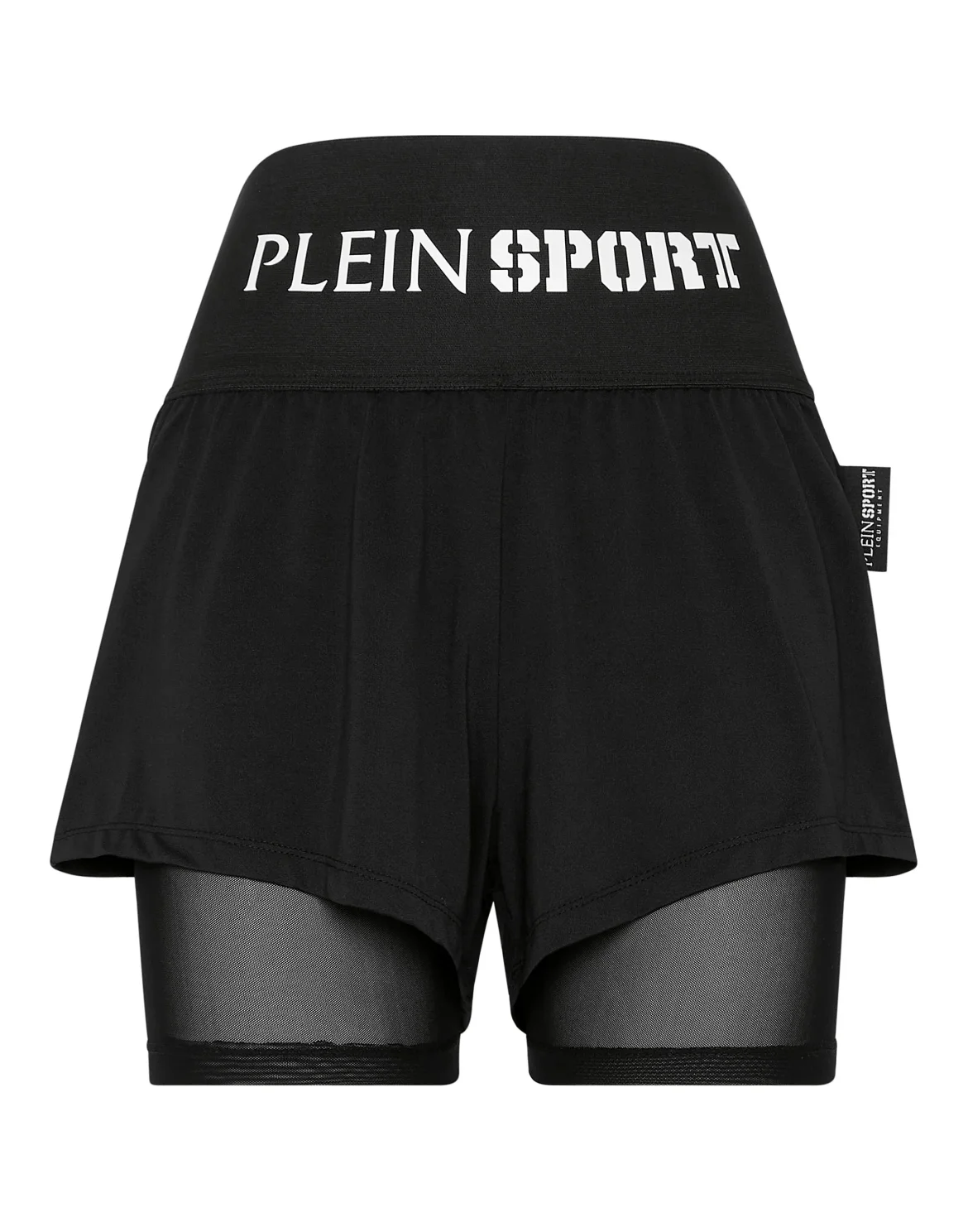 Double-layered Jogging Shorts Plein Sport, цвет: Черный