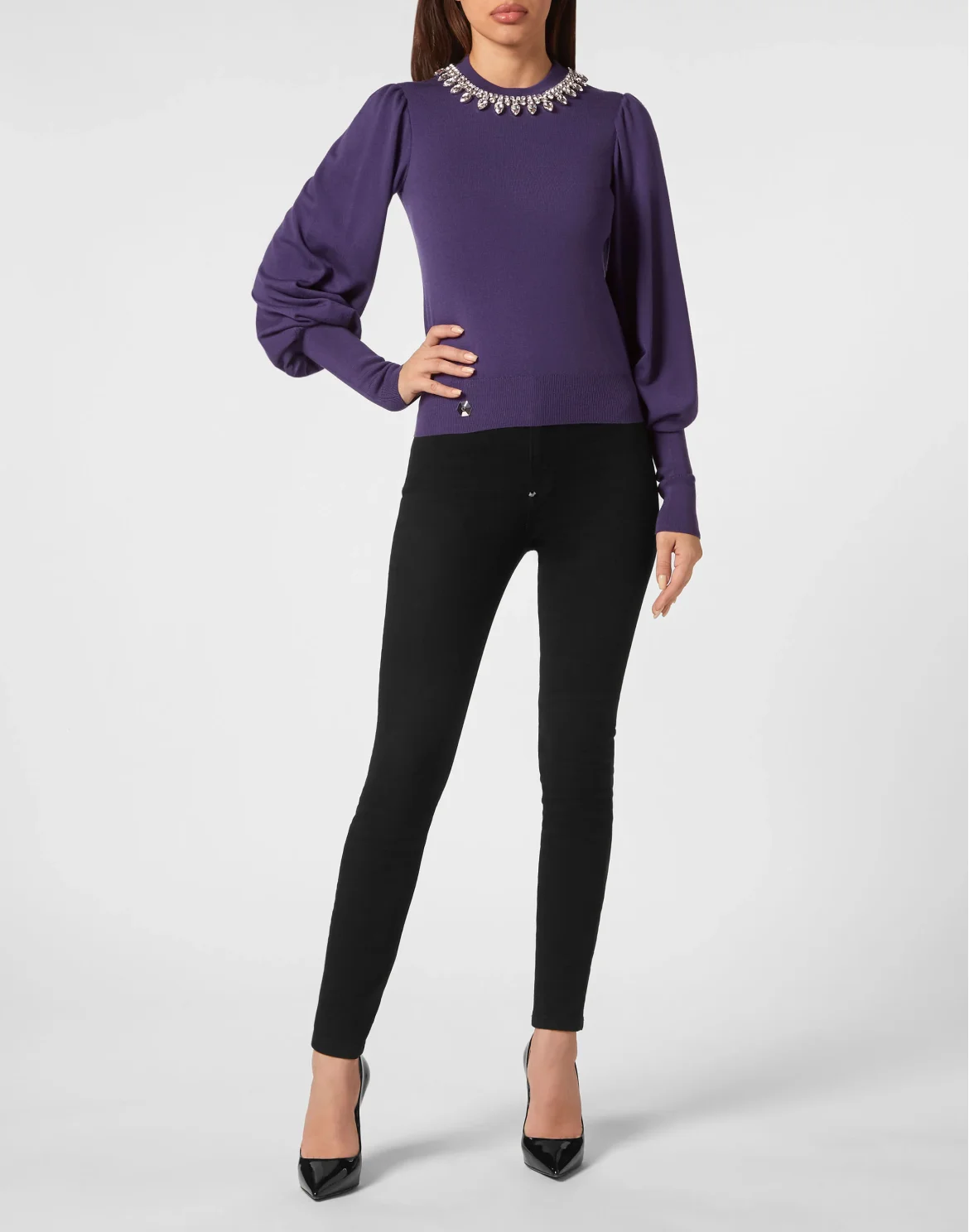 Knit Pullover, цвет: Фиолетовый