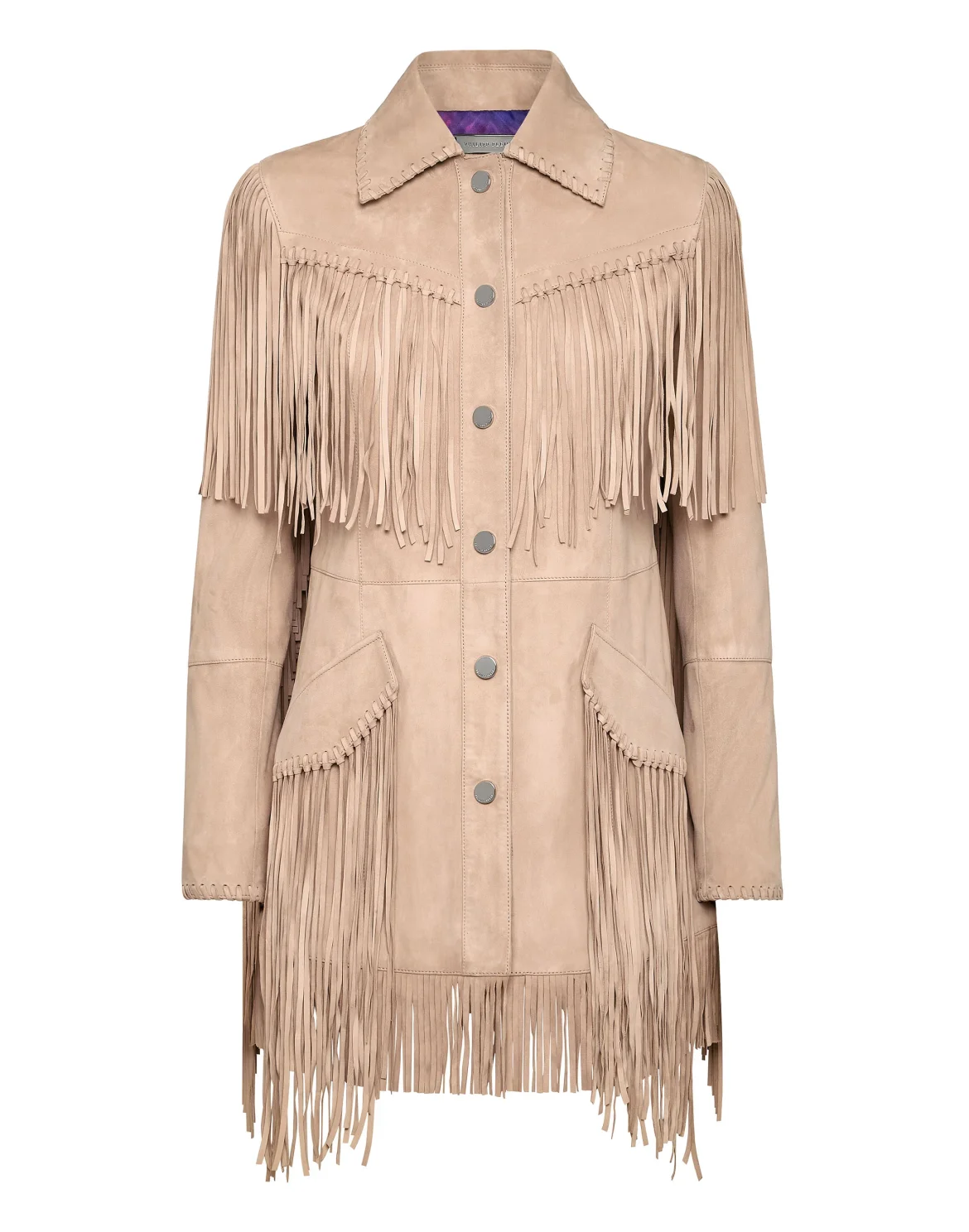 Suede Jacket Gothic Plein, цвет: Бежевый