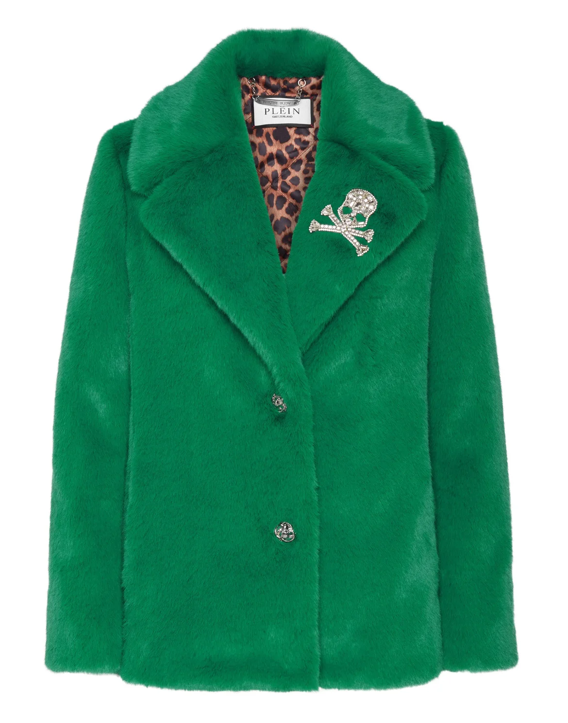 Eco Mink Short Coat Basic, цвет: Зеленый