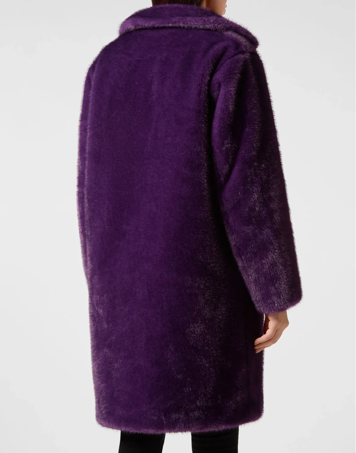 Eco Mink Coat Basic, цвет: Фиолетовый